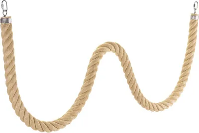Produktbild von Papageien Sisalseil 200 Cm X 5 Cm – Hochwertiges Spielzeug Für Große Vögel