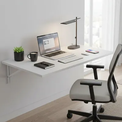 Image de Grandate - Table pliante, 78x50x21h cm Blanc, une place
