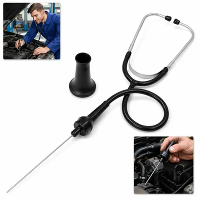 Produktbild von Auto-Stethoskop, Mechaniker Stethoskop zur Motor-Diagnose, Motorhörer, Maschinen-Diagnosegerät, Kfz-Werkzeug für Geräuschprüfung