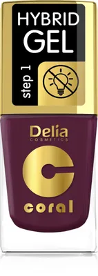 Obrázek produktu pro Delia Cosmetics, Hybridní gel Coral, Lakier do paznokci 72, 11 ml