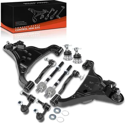 Image de Frankberg 1x Kit de Bras de Suspension Essieu Avant pour Nissan Pathfinder III R51 2.5L 3.0L 4.0L Année dès 2005