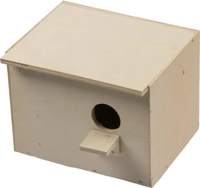 Produktbild von Duvo+ Brutkasten Holz mit Sitzstange für Sittiche