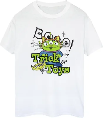 Produktbild von Toy Story - "Trick Or Toys" T-Shirt für Damen - Halloween BI53043 (M) (Weiß)