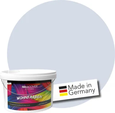 Produktbild von WALLCOVER Wandfarbe Grau Hochdeckend Klasse 1 Matt 5L für 40 m²