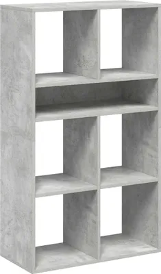 Obrázek produktu pro vidaXL Knihovna betonová šedá 66x31x112 cm materiál na bázi dřeva