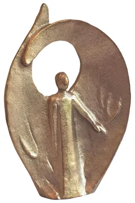 Engel des Vertrauens, Bronze, handgefertigt, 12 x 9 cm