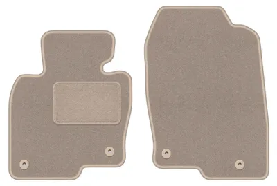 Immagine prodotto di Tappetini anteriori in moquette per Mazda CX-5 II 2017- (SUV) – 2 pezzi, beige, su misura – Wielganizator LUX