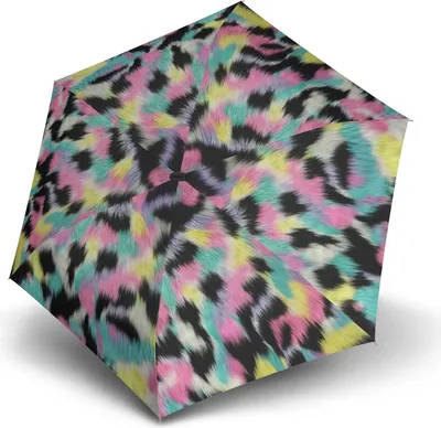 Produktbild von Knirps Taschenregenschirm Regenschirm X4U Fashion Furry bunt