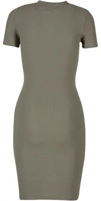 Produktbild von Urban Classics Kurzes Kleid Damen Ladies Basic Slim Fit T-Shirt Dress oliv XS