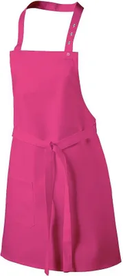 Produktbild von Kinder Latzschürze pink : hot pink : 65% Polyester 35%Baumwolle 220 g/m²