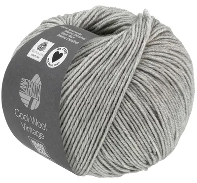 Produktbild von Lana Grossa - Cool Wool Vintage 7369 hellgrau
