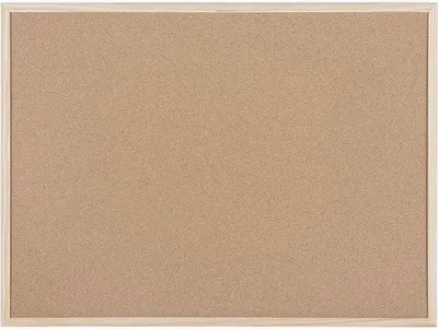 Obrázek produktu pro Korková nástěnka s dřevěným rámem - 80 x 60 cm