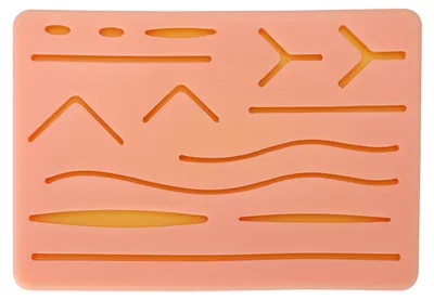 Obrázek produktu pro Sada Surgicals pro nácvik šití, silikonový model kůže, lékařské modelové nástroje pro studenty dermatologie
