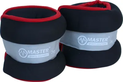 Obrázek produktu pro Neoprenová závaží na kotníky a zápěstí 2 x 2 kg
