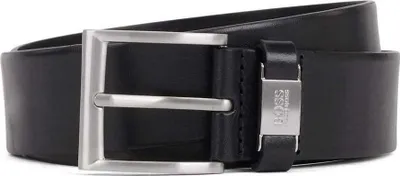 Produktbild von Hugo Boss Damen Gürtel 4 cm breit aus italienischem Leder mit Logo-Schließe
