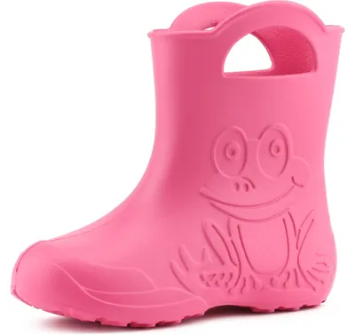 Image de Ladeheid Eva Enfants Garçons Filles Bottes de pluie LA-CA-01 (Rose, 22/23 EU)