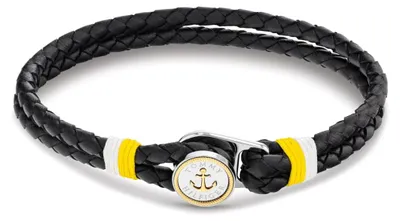 Zdjęcie produktu dla Bransoletka skórzana męska Tommy Hilfiger, kolekcja, kolor: czarny - 27906