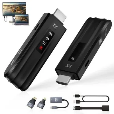 Zdjęcie produktu dla Bezprzewodowy nadajnik HDMI 4K odbiornik 2 4 ghz 5 do TV projektor