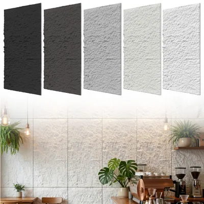 Obrázok produktu pre JOIEYOU 3 ks nástenných panelov s kamenným vzhľadom 120 x 60 cm, 3 cmPolyuretánobklad, 3D obklad s dizajnom prírodného kameňa do obývačky a kuchyne, čisto biela