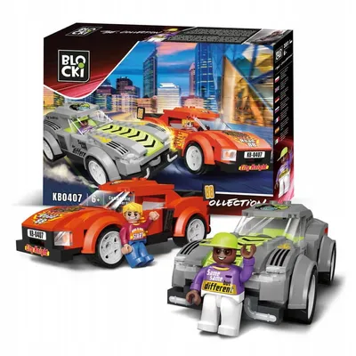 Obrázok produktu pre Klocki Blocki Kolekcia City Racing Nachtrennen