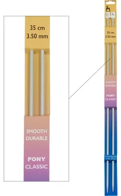 Produktbild von Pony Knitting Needles Klassische gerade Nadel 35 cm 3,5 mm