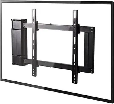 Image de Support mural motorisé pour téléviseur NEDIS 32-60'' max. 40 kg, pivotant à 90° Couleur : noir TVWM5830BK