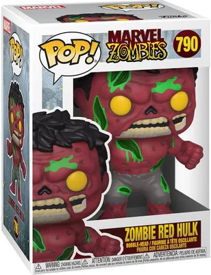 Produktbild von Marvel Zombies - Zombie Red Hulk 790 - Funko Pop! - Vinyl Figur