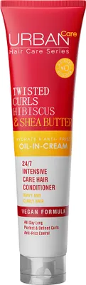 Produktbild von Creme für lockiges Haar, Haarpflegeöl 175 ml, Urban Care Hibiscus & Shea Oil