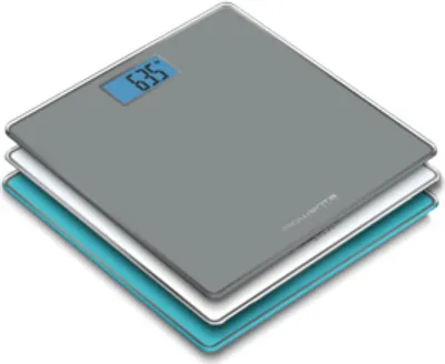 Produktbild von Rowenta Classic BS1501, Elektronische Personenwaage, 160 kg, 100 g, Weiß, kg, lb, ST, Quadratisch