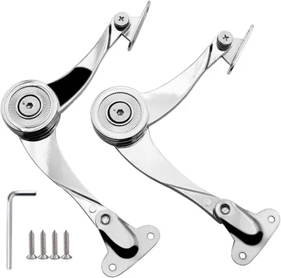 Produktbild von Klappenbeschlag, verstellbare Stützscharniere, Klappenhalter für Schränke (Zinklegierung)