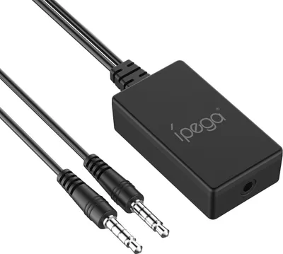 Produktbild von Audio 2-in-1 Konverter für Nintend Switch Chat Adapter NS Headset PG-9176 schwarz