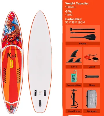 Image de Planche de stand up paddle, Design léger, Accessoires complets inclus, SUPFR01E 350*84*15