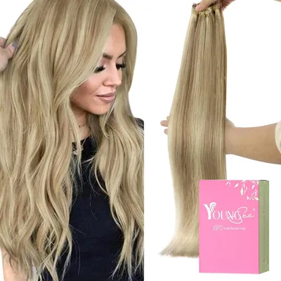 Immagine prodotto di Extension con clip in capelli umani naturali, 50 cm (20"), 18/22#, 120 g