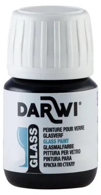Produktbild von Darwi 5x DARWI Glasmalfarbe, Flakon 30ml, Perlmuttgrün - Grün DA0700030600C