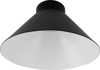 Produktbild von Osram Vintage Edition 1906 Lampenschirm Cone, schwarz und weiss Zur Erweiterung Ihrer Osram Pendulum Leuchte, P20, Aluminiumgehaeuse