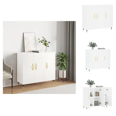 Obrázek produktu pro vidaXL Příborník bílý 90x34x80 cm materiál na bázi dřeva - Příborníky