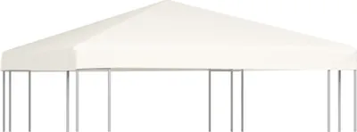 Obrázok produktu pre The Living Store Pavillondach 310 g/m² 3x3 m Cremeweiß