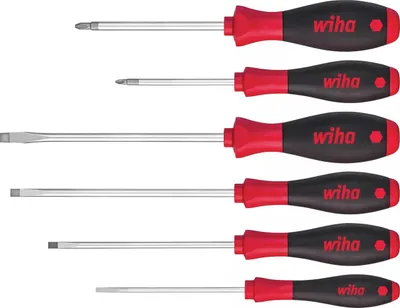 Immagine prodotto di Wiha 07153 Wiha Schraubendreher-Set SoftFinish® SL/PZ 07153 6-tlg.