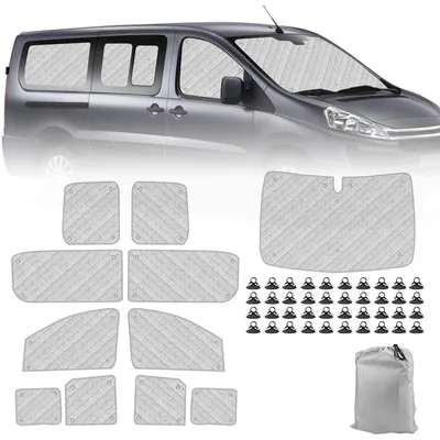 Produktbild von Thermomatte Fahrerhaus Innen 11-teilig für Citroen Dispatch 2006-2016 LWB Sonnenschutz Isolierung