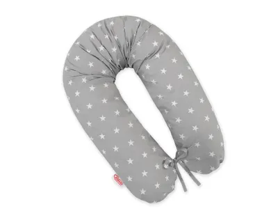 Immagine prodotto di Cuscino di gravidanza più lungo per il sonno delle donne incinte - Stelle sul grigio