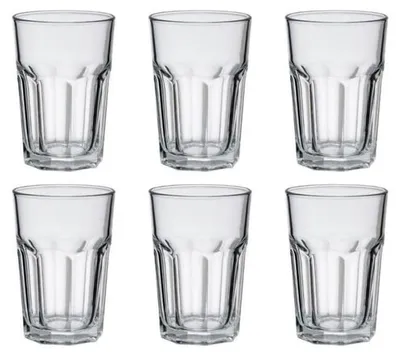Image de Lot de 6 Verres à Cocktails 35 cl - Mojito Smoothie Sodas Cocktails - 6 x 35 cL
