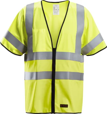Produktbild von Snickers ProtecWork Hi-Vis Weste, Kl. 3, EN 14116, 20471 High-Vis Gelb-XXL