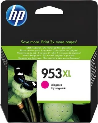Produktbild von HP 953XL Tintenpatrone, Magenta, Hohe Kapazität, Original F6U17AE, für OfficeJet Pro 8710/8715/8720