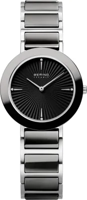 Produktbild von Bering Damenuhr Ceramic schwarz 11429-702