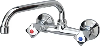 Immagine prodotto di Miscelatore per lavabo Lucy a due leve con bocca a C