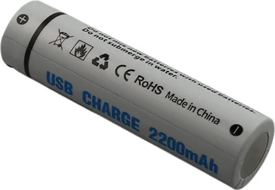 Obrázok produktu pre Avizar, 3,7 V Li-ion batéria s kapacitou 2200 mAh 18650 s nabíjacím portom USB-C,