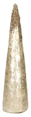 Image de Pomax, sapin de Noël, couleur or, hauteur 56 cm