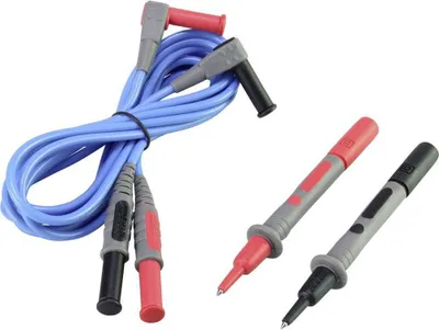 Produktbild von VOLTCRAFT MSL-504 Messleitung Stecker 4 mm Prüfspitze 1.20 m Blau 1 St.