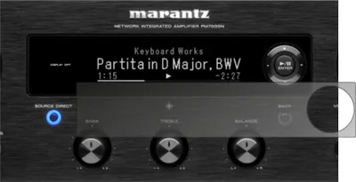 Produktbild von Blickschutzfolie für Marantz PM7000N matt Schutzfolie Folie Display Schutz dipos