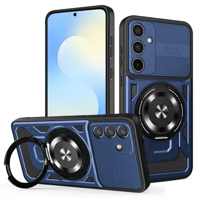 Zdjęcie produktu dla Techsuit - etui RuggedCam do Samsung Galaxy S25 FE – niebieskie